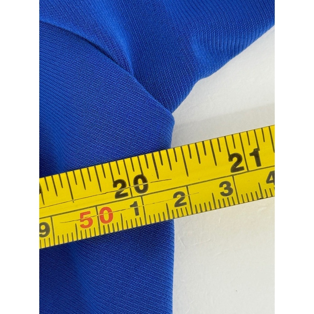 Perceptions New York Blue Open Front Long Sleeve Cropped Cardigan Size 14 - Picture 6 of 7